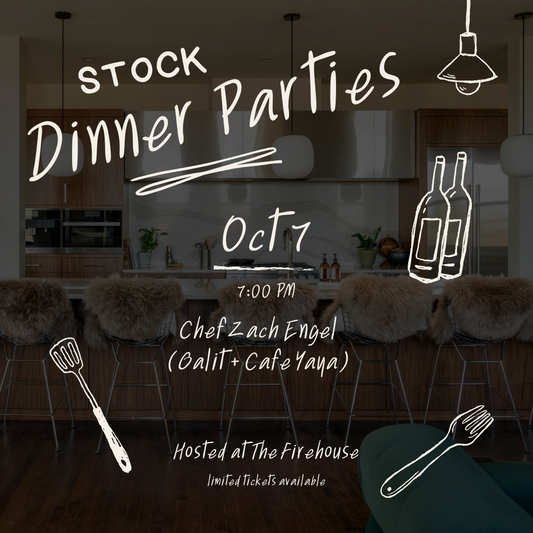Stock Dinner Party with Chef Zach Engel